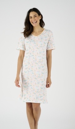 Damart Pack of 3 100% Cotton Jersey Nightdresses